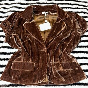 cute y2k brown coat